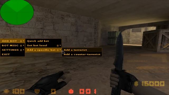 как добавить ботов в кс 1.6? смотреть онлайн