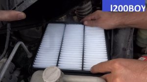 How to change air filter Japanparts on Mitsubishi L200, Mitsubishi Triton