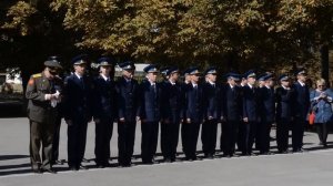 Клятва первокурсника на верность Родине . Неклиновская лётная школа . 2018 год.