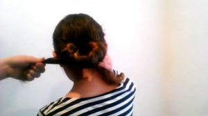 TOP самая быстрая, простая причёска за 2 мин, без шпилек,SIMPLE fast no hairpins HAIRSTYLE 2 min