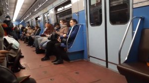 Метро Санкт-Петербурга. Невский проспект - Горьковская на 9050 вагоне