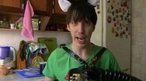 Песня про чёрного кота под баян