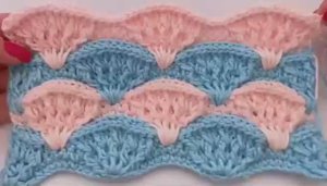 Вам понравится вязать этот узор - Это очень просто и выглядит потрясающе