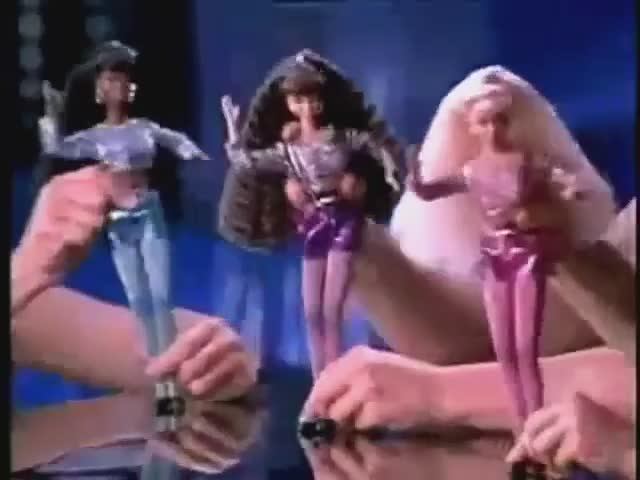 1995 Реклама куклы Барби Маттел  "Волшебные танцы" Mattel  Dance Moves Barbie