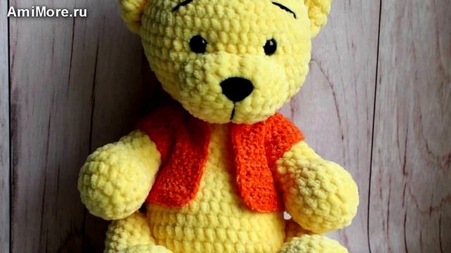 Амигуруми: схема Мишка Веня. Игрушки вязаные крючком - Free crochet patterns.