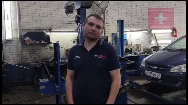 Очередной автомобиль на техническом обслуживании