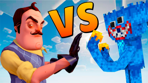 ? СОСЕД VS ХАГГИ ВАГГИ! КТО СИЛЬНЕЕ? HELLO NEIGHBOR VS POPPY PLAYTIME! БИТВА МОБОВ В МАЙНКРАФТ