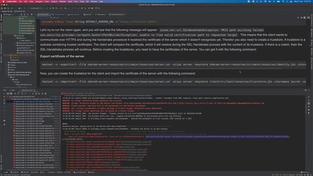 Tutorial Java Mutual SSL TLS Demo with a server and a client application смотреть онлайн