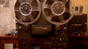 Electronika 004.Reel-to-reel russian tape deck. Катушечный магнитофон-приставка Электроника 004.