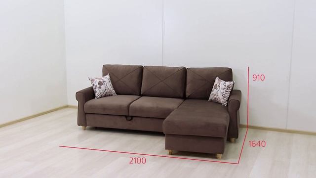 Купить диван-кровать угловой Сетер в мебель51.рф смотреть онлайн