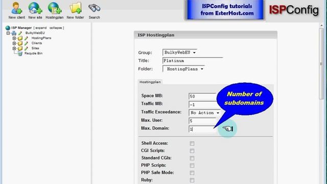 ISPConfig Tutorials: 4. Creating Hosting Plan (First Steps) смотреть онлайн