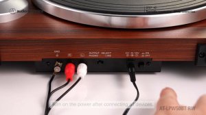 NEW AT-LPW50BT RW | Sophisticated Bluetooth turntable