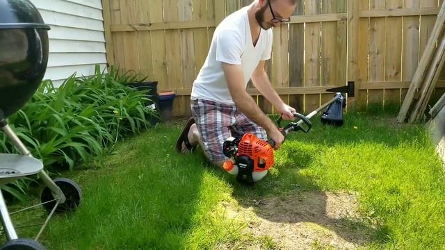 Echo SRM-225 Trimmer Review And Unboxing смотреть онлайн