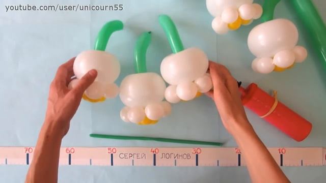 Ландыши из шаров Букет / Lily of the valley (Subtitles) смотреть онлайн