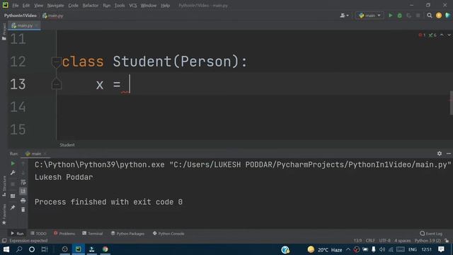 Inheritance In Python | Python Tutorial For Beginners | python inheritance