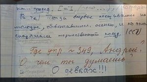 Смешные замечания в дневнике