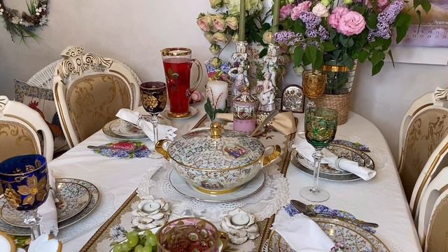 ЗВАНЫЙ ОБЕД | СЕРВИРОВКА С АНТИКВАРИАТОМ | ЭСТЕТИКА ШАНЕЛЬ