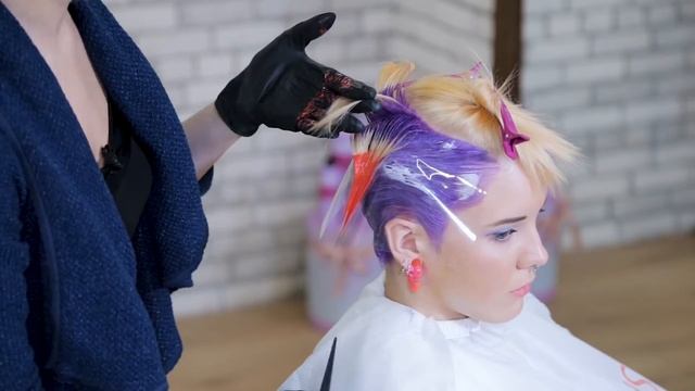 Цветное окрашивание волос | Колористика в Demetrius | Цветные волосы |  hair color