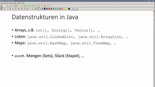 ? JAVA | Listen 01 - Datenstrukturen in Java: Array, List, Map