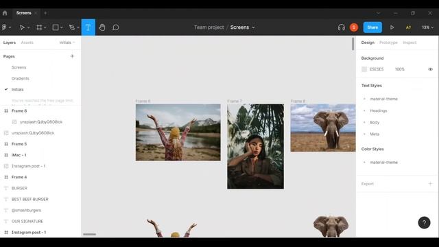 How to Place Text Behind Objects in Figma - Figma Tutorial For Beginners