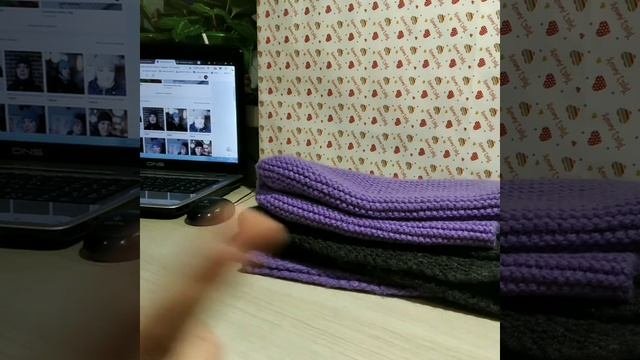 Комплект спустя время. Ручная работа, вязание