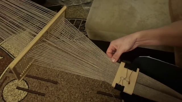 Ткачество обмоток без ткацкого станка (на колене) смотреть онлайн