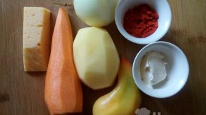 Запеченные овощи со сметаной и сыром в рукаве