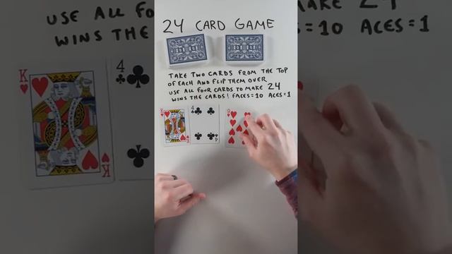 The 24 Card Math Game #shorts