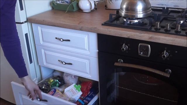 Кухня в стиле прованс. Классические фасады. смотреть онлайн