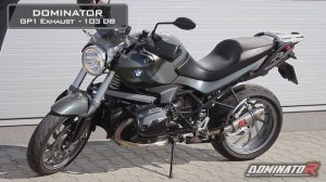 BMW R1200 R | Dominator Exhaust Sound | DYNO Test