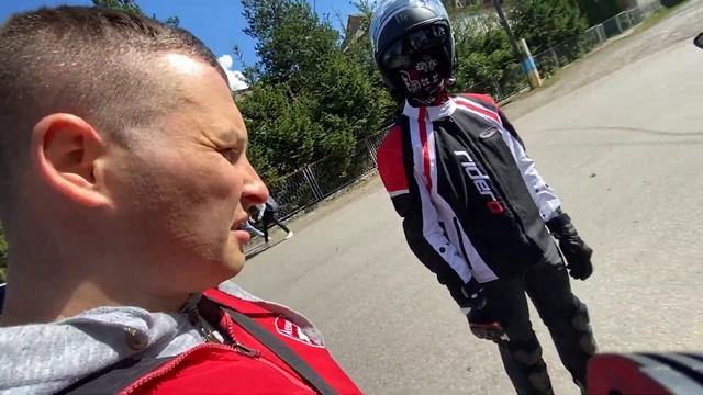 Поїздка на мотоциклах Honda Transalp 600 i Voge lx300gy rally Loncin смотреть онлайн