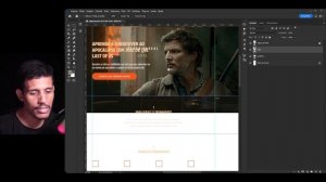 LIVE 11 - Landing Page The Last Of Us - Manipulação no #Photoshop + Design no #Figma curso Completo