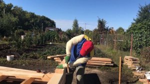 Дом Шалаш по Каркасной Технологии / A-frame house / Часть 1