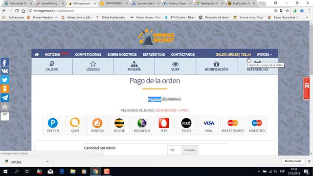 Cambios en gamemining y paginas similares a ella pruebas de pago смотреть онлайн