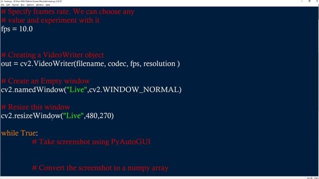 Screen Recorder using Python | Fun with Python | The Programmers Talk