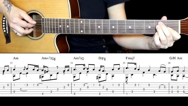 Stairway To Heaven - Led Zeppelin | Guitar cover | Ноты Табы Разбор смотреть онлайн