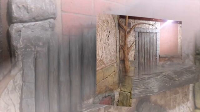 Архитектурный бетон кафе Домино