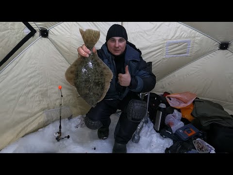 РЫБАЛКА В СТУДЁНОМ БАРЕНЦЕВОМ МОРЕ В ФЕВРАЛЕ СО ЛЬДА / FISHING IN THE COLD BARENTS SEA