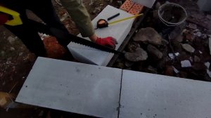 Как правильно под углом отпилить газоблок