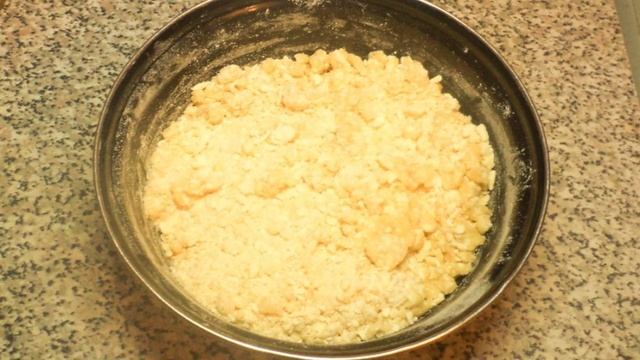 Песочный торт с заварным кремом