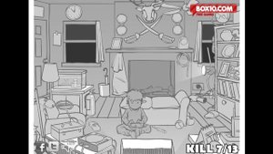 ОДИН ДОМА ПРОТИВ ГРАБИТЕЛЯ в брутальной игре Whack The Thief