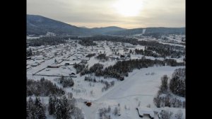 Полёт с коптера п. Кошурниково