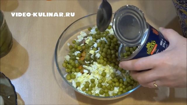 Салат Столичный с говядиной