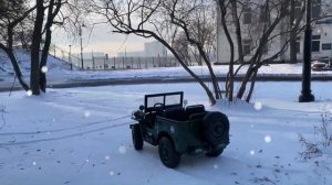 Обзор детского электромобиля Jeep Willys Toyland 4x4 от производителя