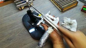 Нож от Сергея Коротаева. Заточка на TSPROF PIONEER.