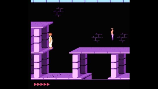 Dendy (Famicom,Nintendo,Nes) 8-bit Prince of Persia Level 9.mp4