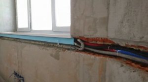 Встроенные в подоконник конвекторы / Built-in convectors in windowsill