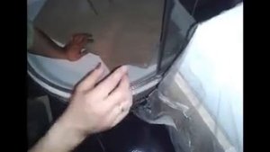установка душевой кабины (шторки)