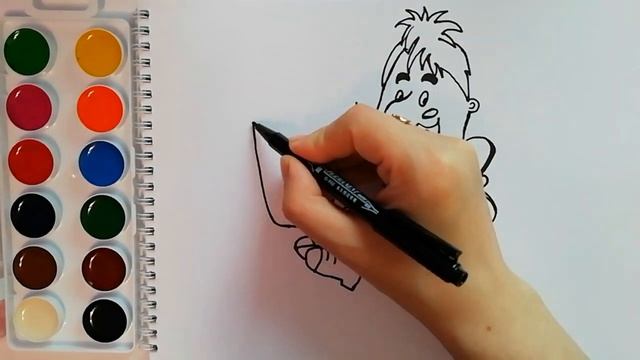 МАЛЫШ И КАРЛСОН. КАРЛСОН. ГЕРОИ МУЛЬТИКА. РАСКРАСКИ.