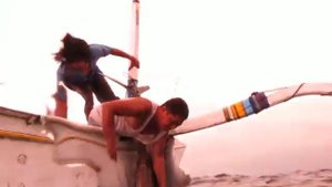 Трофейная подводная охота на парусника в Индонезии